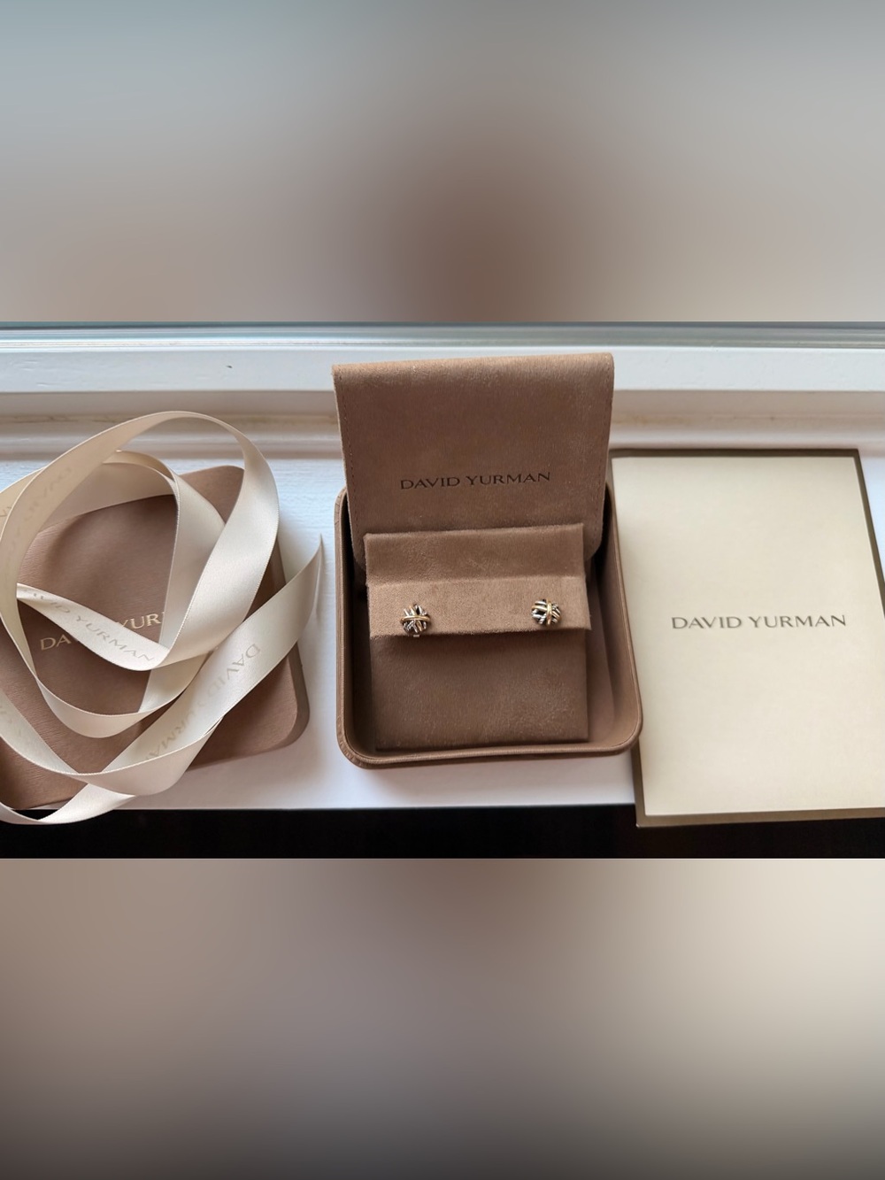 David Yurman Crossover Stud Earrings